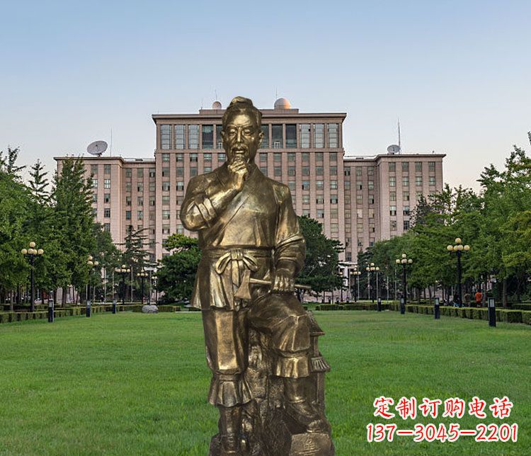 内江传承古代精湛工艺,精美细腻的鲁班雕塑