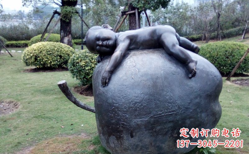 内江精致可爱的苹果雕塑
