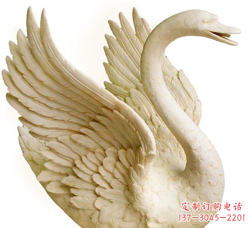 内江公园喷水天鹅石雕