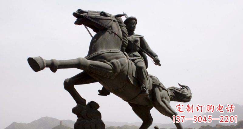 内江西方风格骑马雕塑