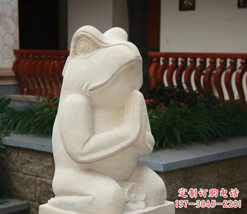 内江中领雕塑精美绝伦的青蛙石雕
