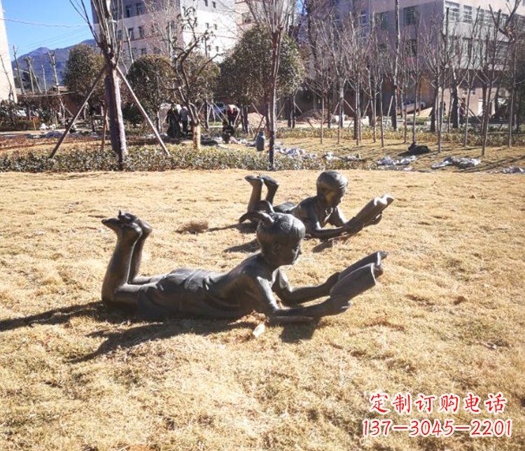 内江精致的儿童仿铜雕塑