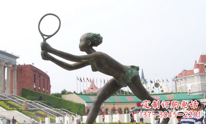 内江精致羽毛球铜雕