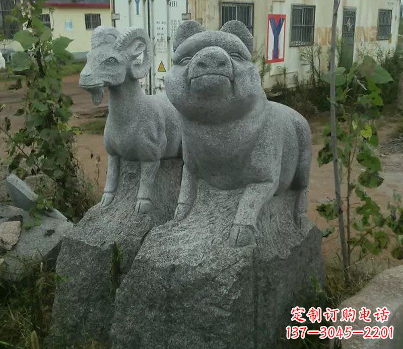 内江优质动物猪石雕