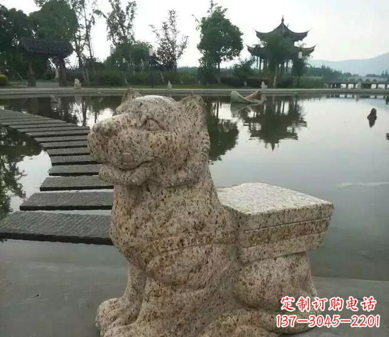 内江中领雕塑—十二生肖石虎雕塑
