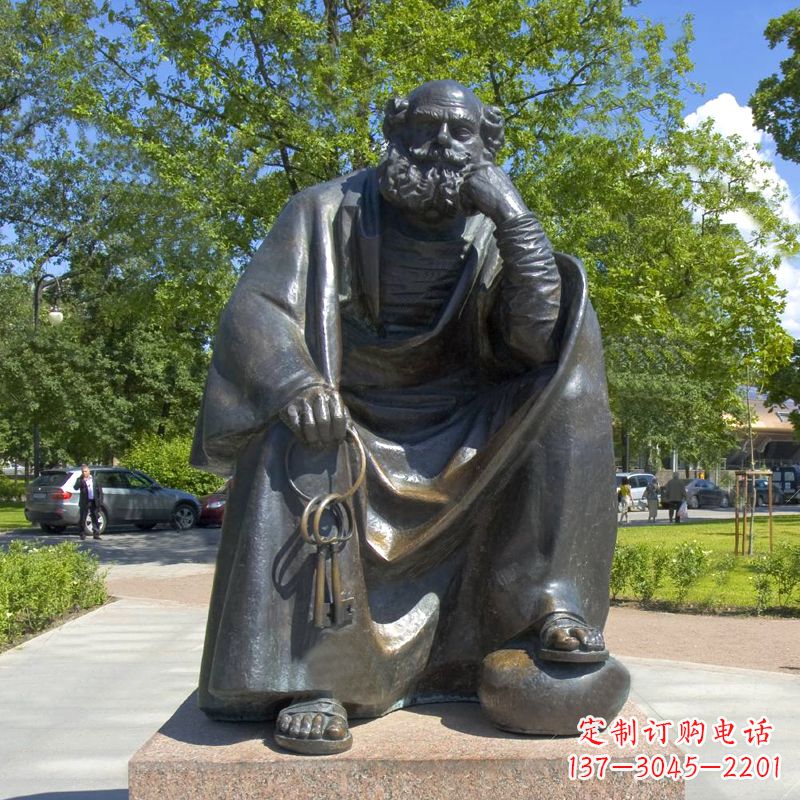 内江铸就传奇托尔斯泰雕塑