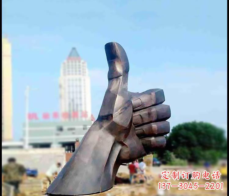 内江高端精美大拇指铜雕