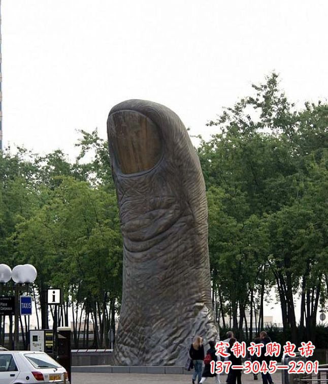 内江中领雕塑大拇指铜雕竖立景观