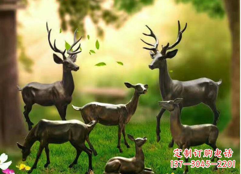 内江公园动物铜雕塑