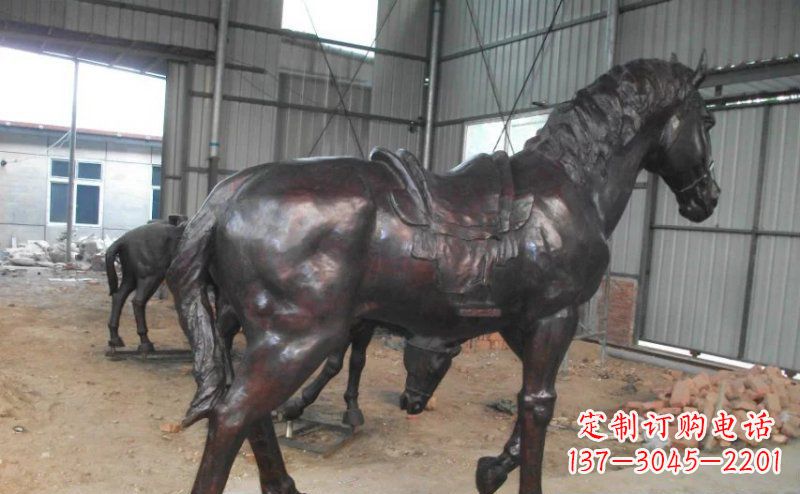 内江公园铜马动物铜雕