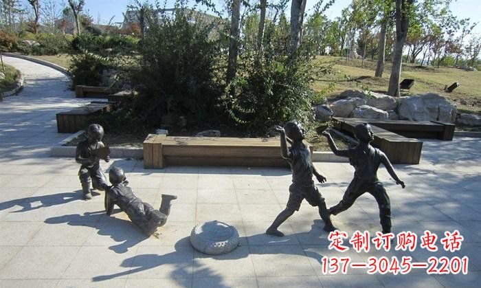内江精美铜制儿童雕塑