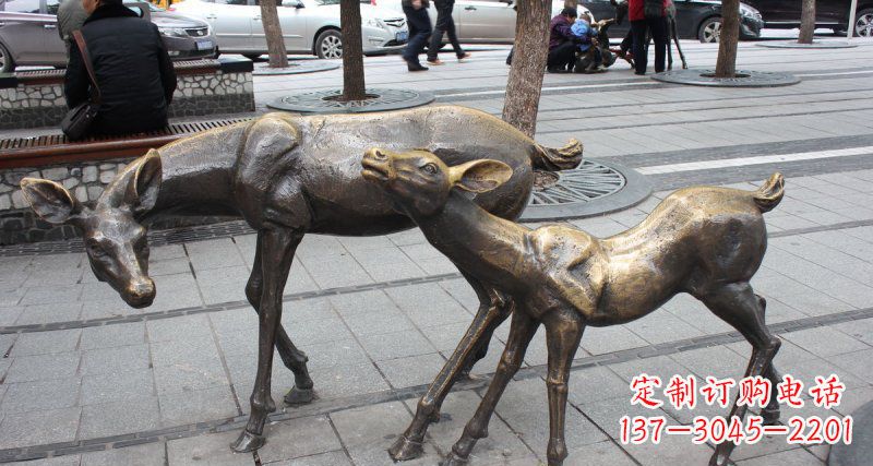 内江精美铜雕动物雕塑