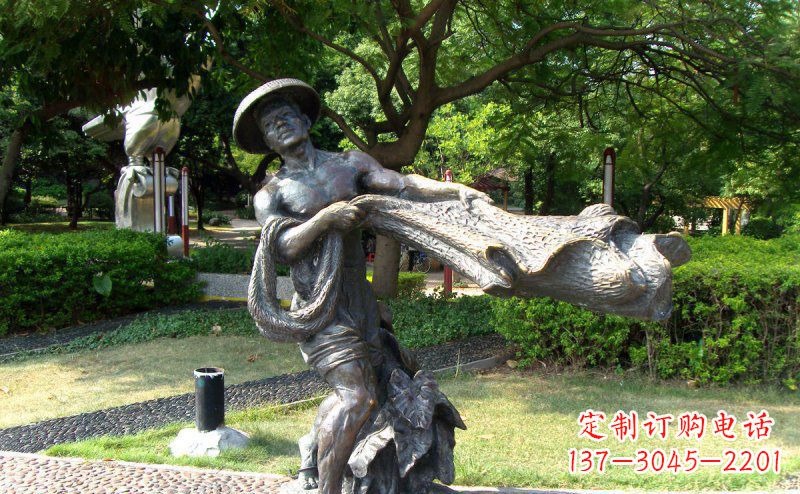 内江渔民铜雕—— 带您体验渔夫传统文化