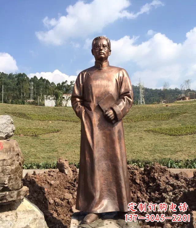 内江陶行知雕塑珍贵的纪念收藏品