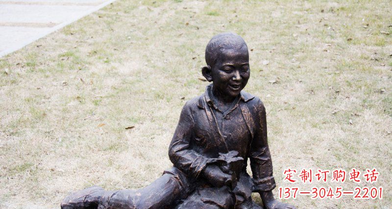 内江儿童景观铜雕