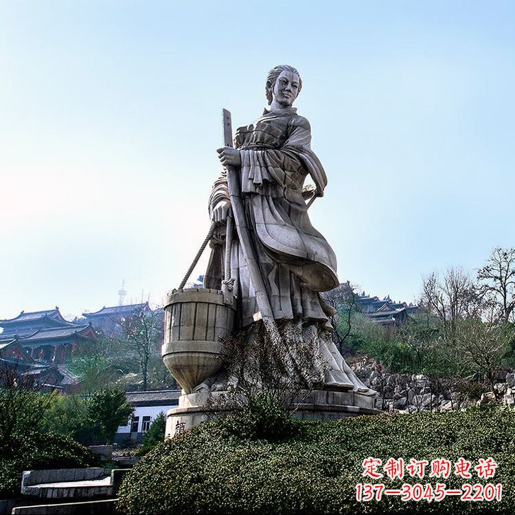 内江浪漫古典,文姜古装美女雕塑