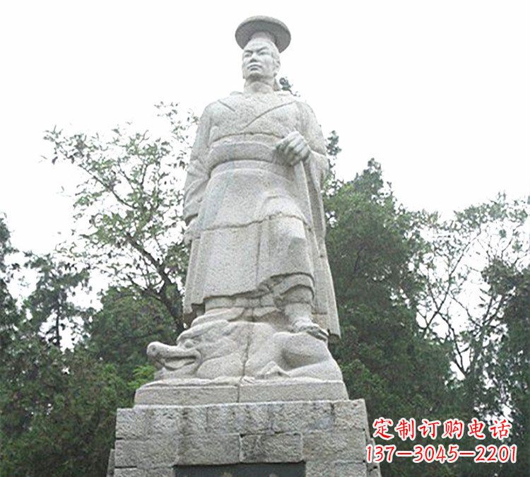 内江古代名人大禹石雕