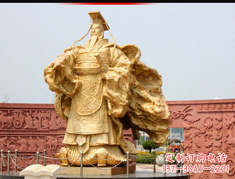 内江汉武帝铜雕,精致绝伦,彰显大汉尊贵