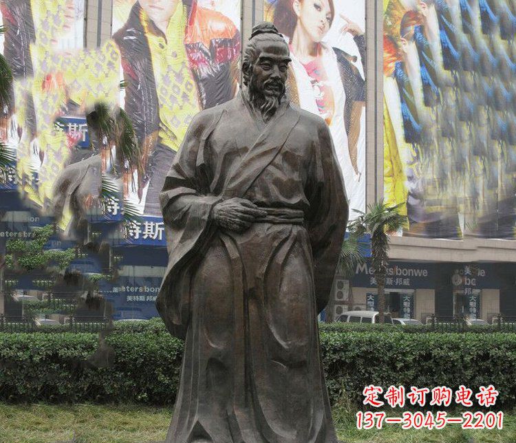 内江传承历史,激发灵感——李时珍铜雕