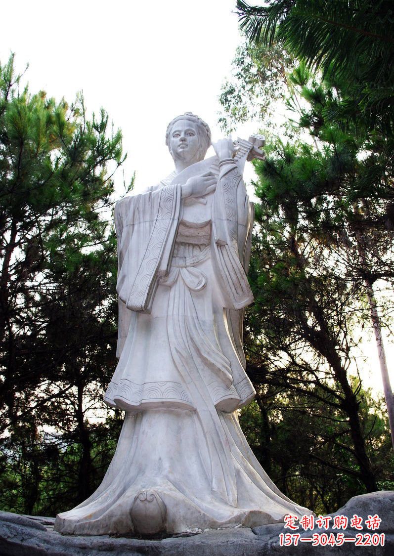 内江传承古代高贵,纪念王昭君石雕