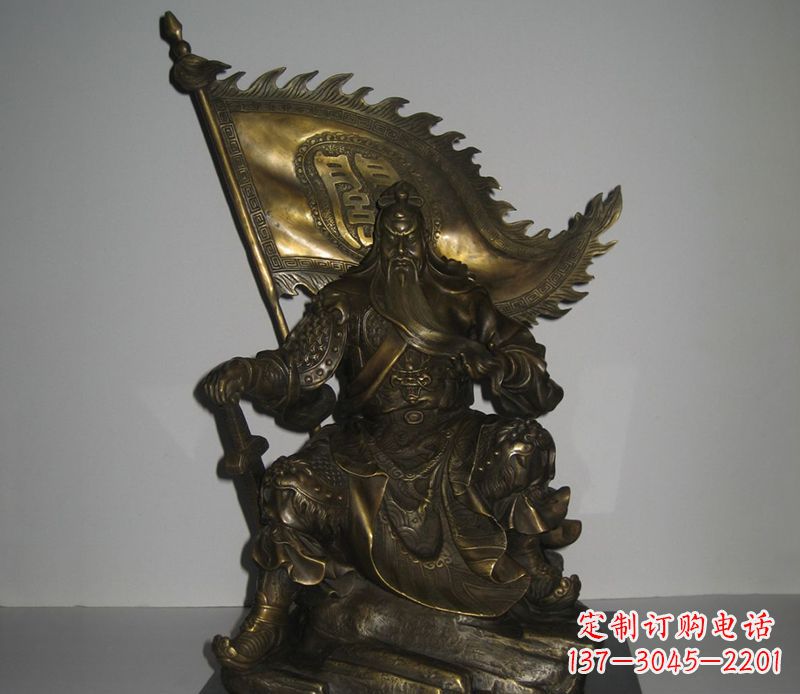 内江经典传承|古代名人关公铜雕