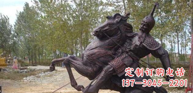 内江复古骑士马雕塑