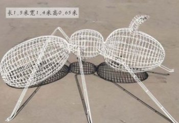 内江美轮美奂的蚂蚁镂空雕塑