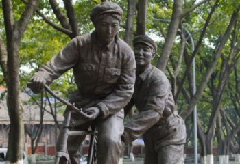 内江装饰你家园的自行车雕塑