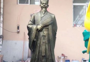 内江中领雕塑经典传承，诸葛亮铜雕！