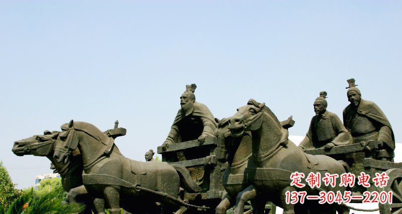 内江中领雕塑--尊贵马车雕塑