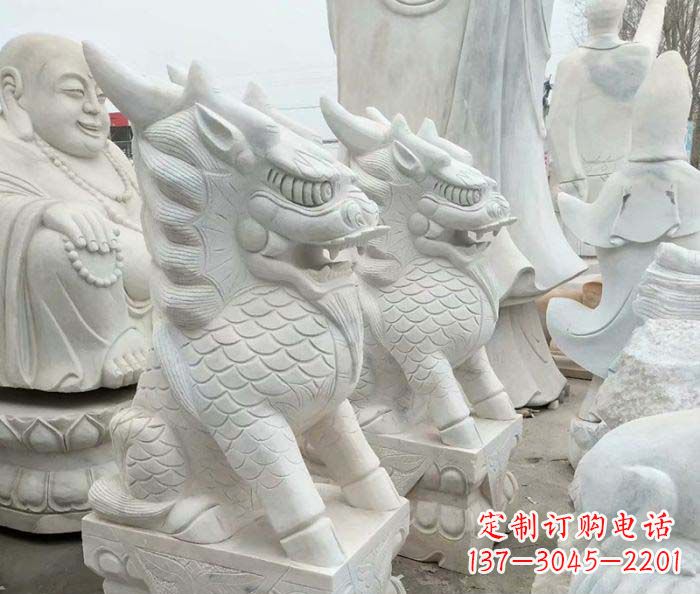内江中领雕塑麒麟石雕:传承古典韵味