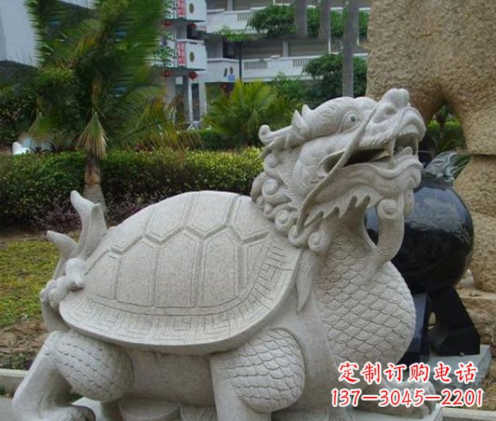 内江中领雕塑:古典神兽龙龟石雕精神的传承