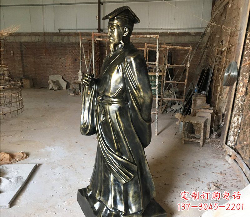 内江千古经典——代表古代艺术审美的王羲之雕塑