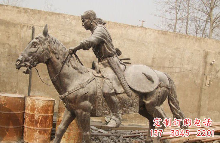 内江古代战马铜雕塑,为您定制灵动雄壮的艺术品