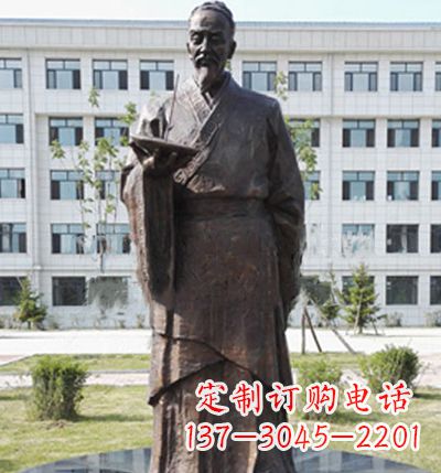 内江传承古代珍贵文化—祖冲之铜雕塑