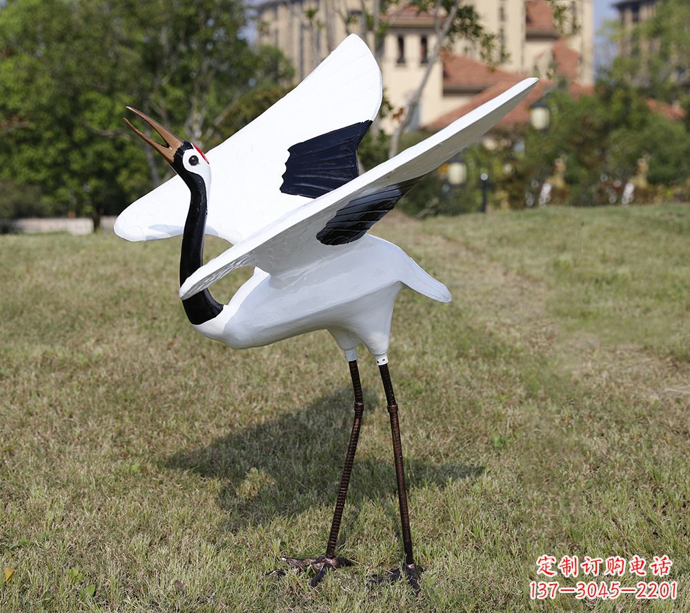 内江古人仙鹤雕塑