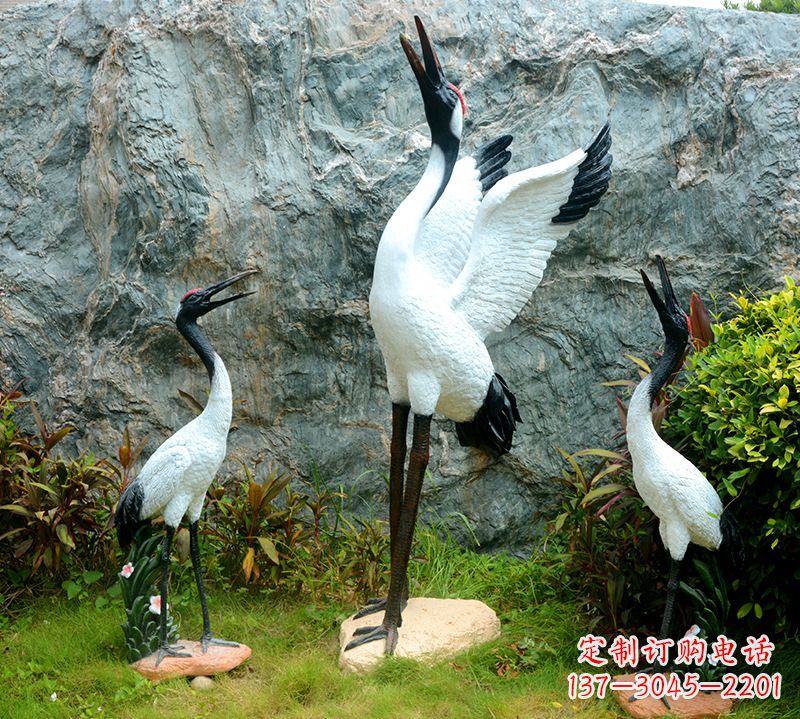 内江精致品质,故宫仙鹤雕塑