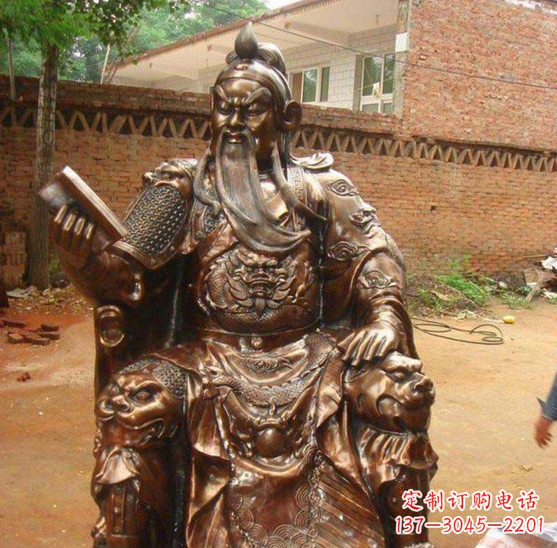 内江天下英雄,关公雕塑