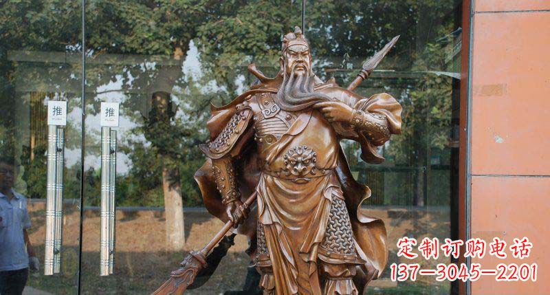 内江关公古代人物铜雕
