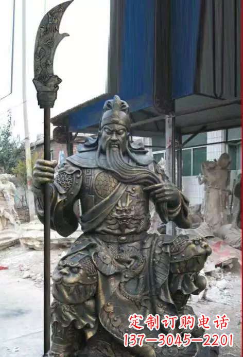 内江关公铸铜雕塑
