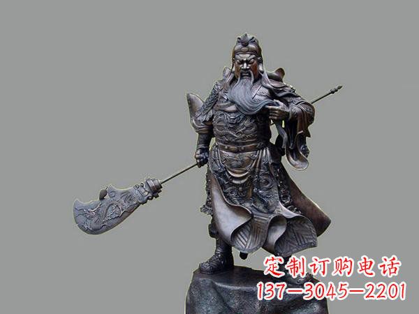 内江关羽关二爷铜雕