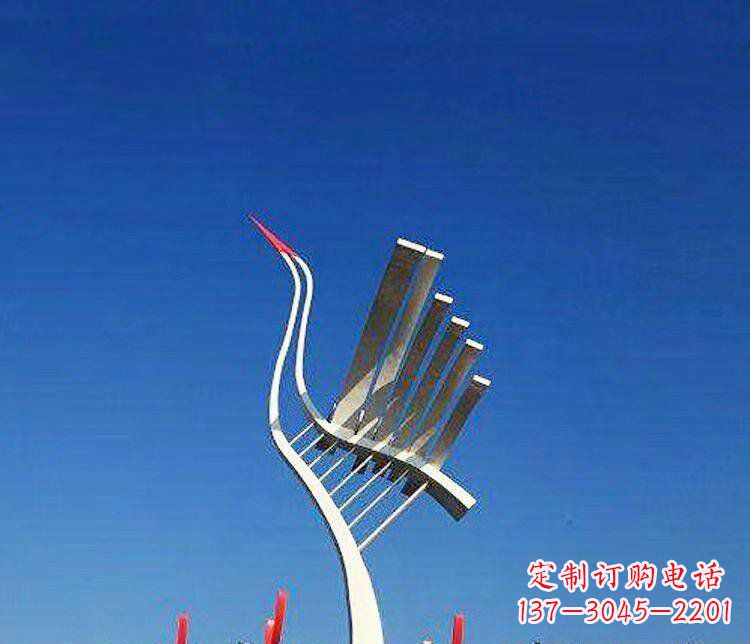 内江丹顶鹤景观雕塑,完美定制
