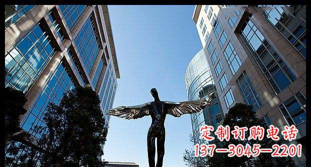 内江精美不锈钢抽象天使雕塑