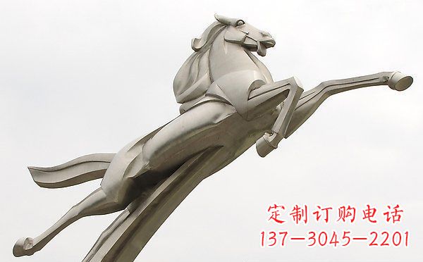 内江精美不锈钢一马当先雕塑