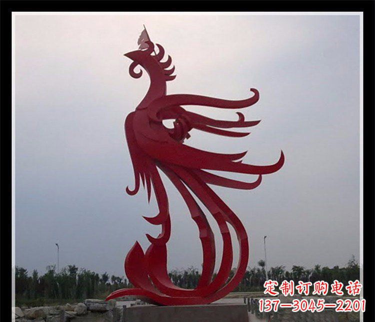 内江精美不锈钢凤凰雕塑