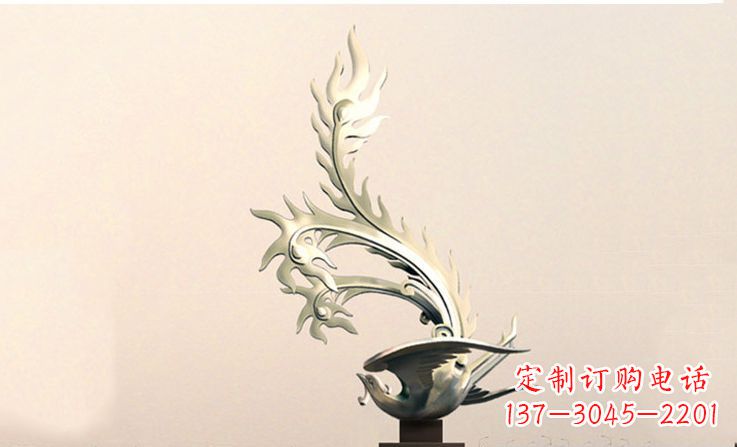 内江精致的不锈钢凤凰雕塑