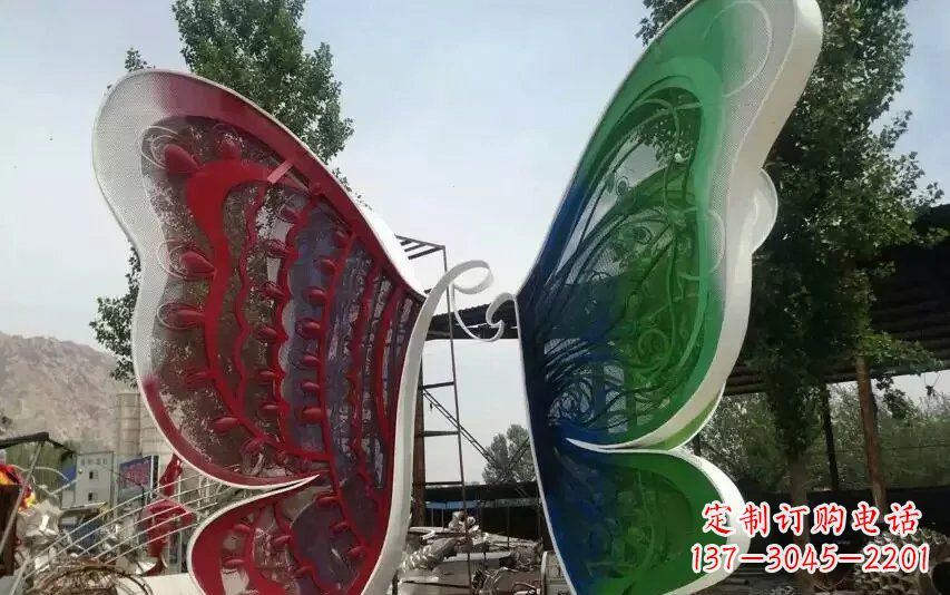 内江精美不锈钢蝴蝶雕塑