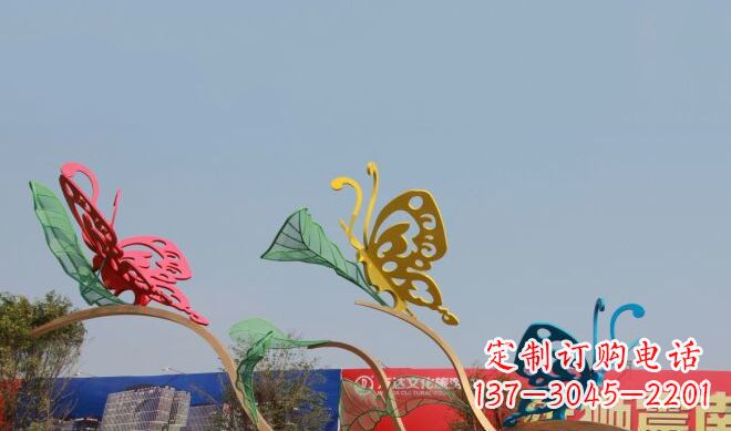 内江中领雕塑|不锈钢定制蝴蝶雕塑