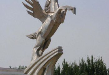 内江不锈钢飞马——室外城市雕塑的新趋势