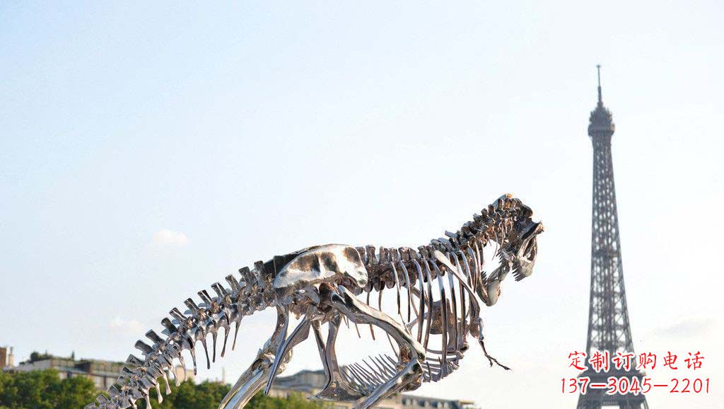 内江精美不锈钢恐龙雕塑